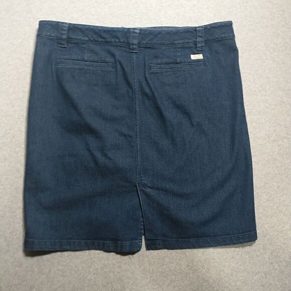 Lauren Ralph Lauren Dark Wash Women's SZ 14 Denim Skirt, . - Picture 5 of 7